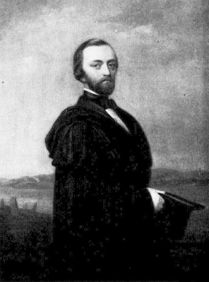 Ritratto dell'Etnologo e scrittore svedese Gunnar Olof Hyltén - Cavallius (1818, 1889)